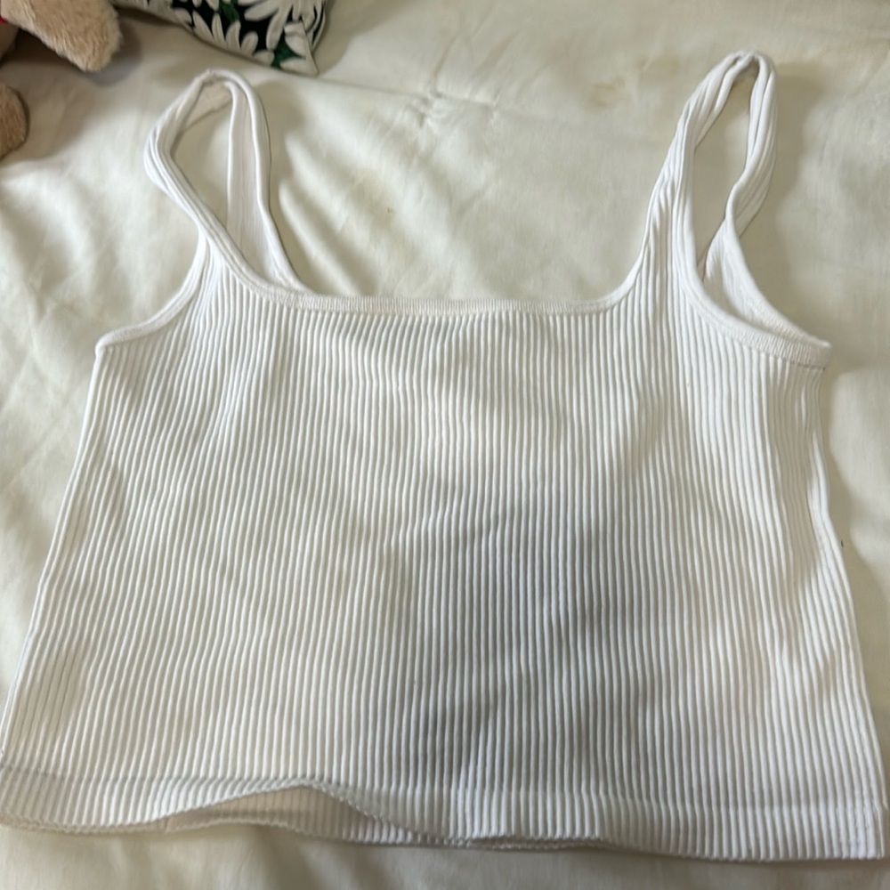 White tank top